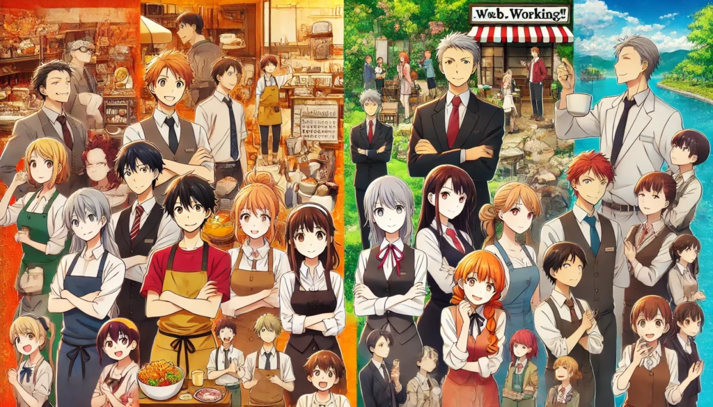 『WORKING!!』と『WWW.WORKING!!』の作品概要